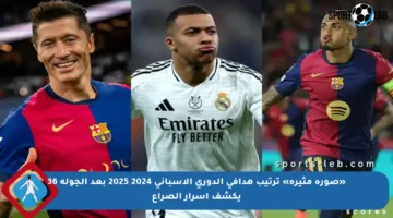 «صورة مثيرة» ترتيب هدافي الدوري الإسباني 2024 2025 بعد الجولة 36 يكشف أسرار الصراع